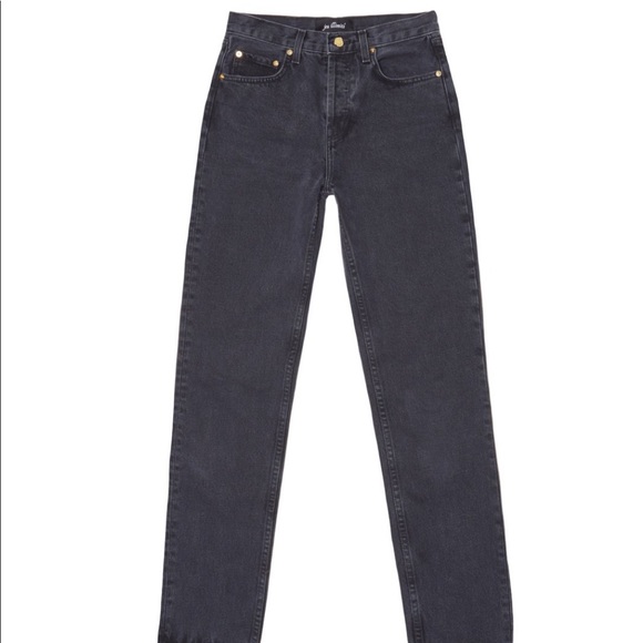 Classic High-Waisted Vintage Black Denim 26 - Picture 3 of 5